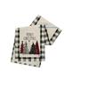 Table Runner 1PCS Christmas Tree Printing Waterproof Dyeing Tablecloth Decoration Tablecloth Christmas
