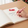 4Pcs Festive Erasable Ballpoint Pens Friendly Plastic Design Comfort Grip Ballpoint Pens Set for Holiday Writing Tools