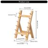 Wooden Cutter Display Stand Multipurpose Cutter Storage Rack with Multi Layer Design for Home Kitchens and Restaurants