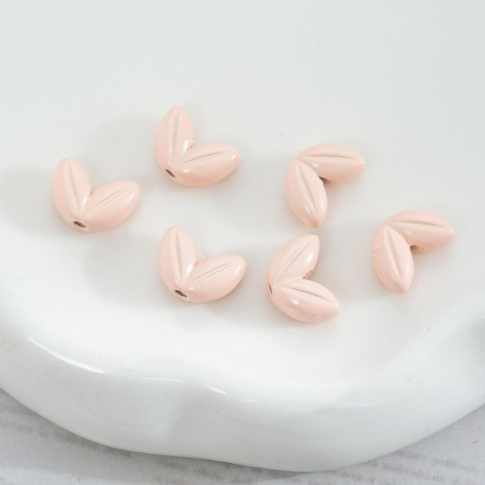 Alloy Color Bud Diy Accessories Handmade Jewelry Tulip Flower Bead Separator Beaded Necklace Mobile Phone Chain Material