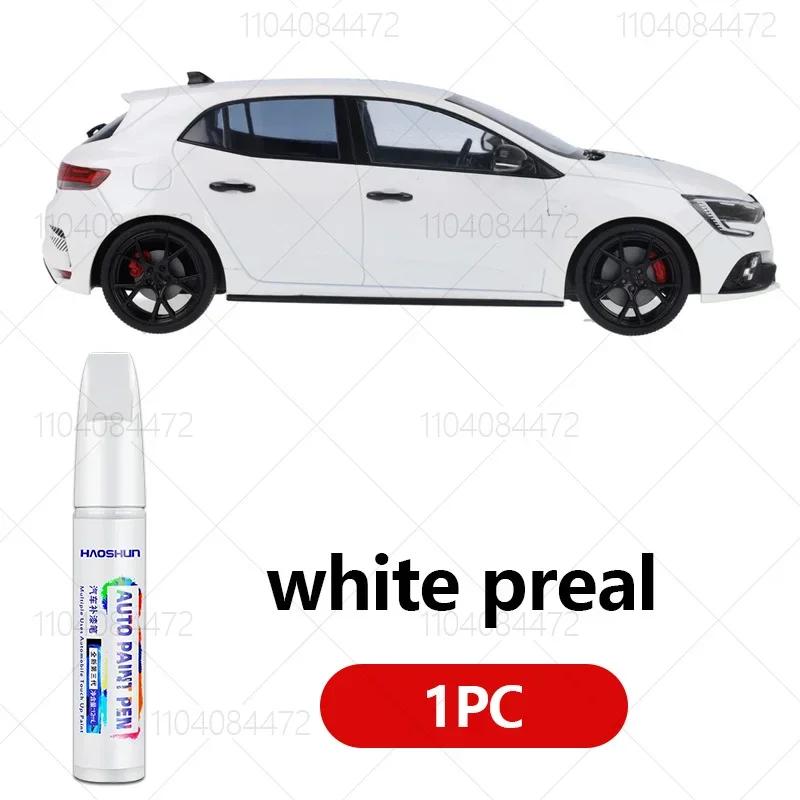 BGW1 For Renault Megane RS 2004-2025 X84 X95 X96 Paint Repair Pen Touch Up Scratch Remover DIY Auto Accessories Black White yellow
