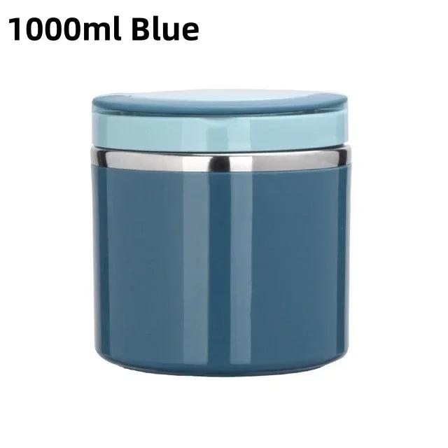 1PCS 630/1000ml Food Insulated Jar Insulated Container Insulated Soup Cup Stainless Steel Lunch Box Insulated for Students