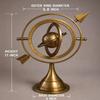 Messing Armillarsphäre Dekor, Nautischer Himmelskugel, Astronomie Skulptur, Antikes Schreibtisch Dekor, Arbeitszimmer Akzent