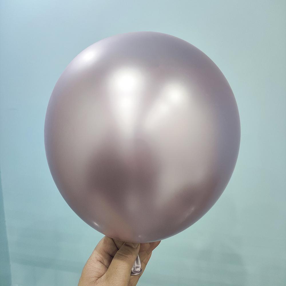 5-18inch Metal Chrome Balloon Happy Birthday Wedding Valentines Day Anniversary Celebration Party Decoration Latex Balloons