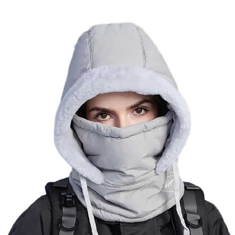 Unisex Warm Hat Neck Gaiter Warm Trapper Hat for Skiing Skateboarding Thick Windproof Ushanka Hat for Cold Weather