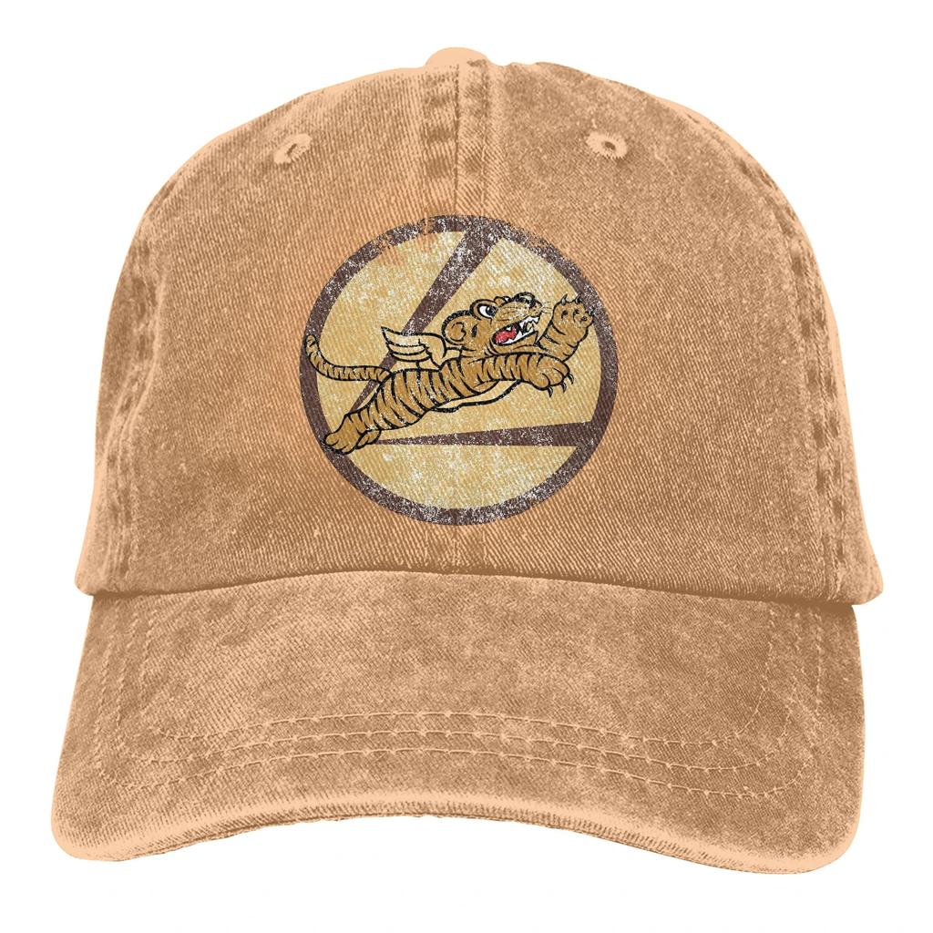 AVG Flying Tigers Squadron Patch Baseball Cap Men ww2 WWII World War 2 Caps colors Women Summer Snapback Caps