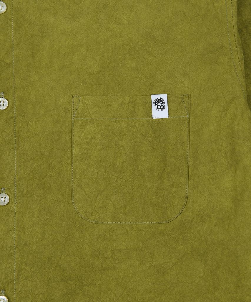Ialeseuko Washed Cotton Shirt_Olive