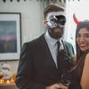 Adjustable Headbands Party Mask with Glass Accent Attractive Discos Mask Accent for Adding Personality to Party Outfit