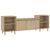 821191 vidaXL TV Cabinet Sonoma Oak 160x35x55 Cm Engineered Wood