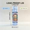 1PC Dead Inside Still Cute Skull 750ml Color Plastic Sports Water Bottle Leakproof Flip Straw Lid Suitable for Sports Office Home Use