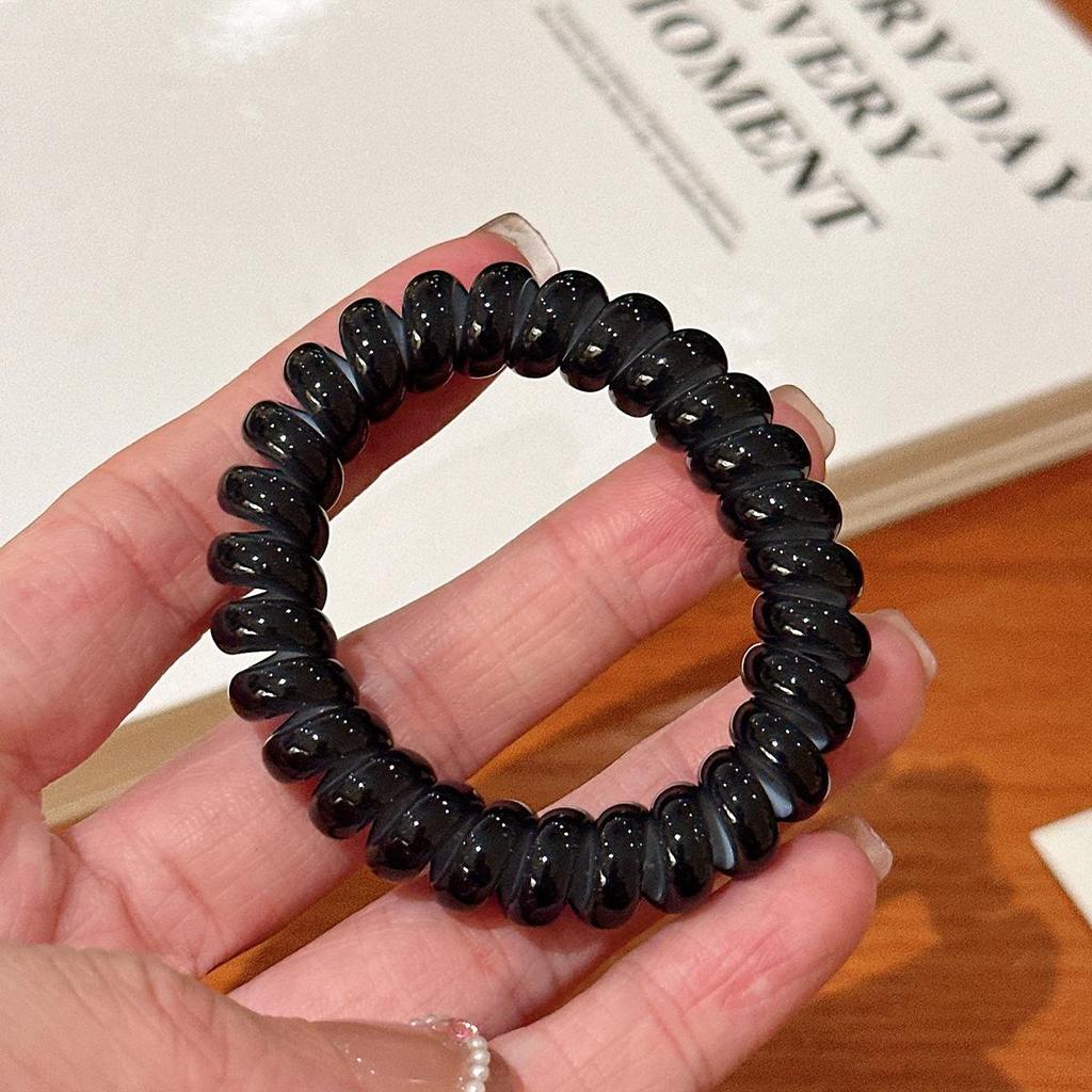 Colorful High Elasticity Hair Ties - No Trace & Durable Headwear for Women