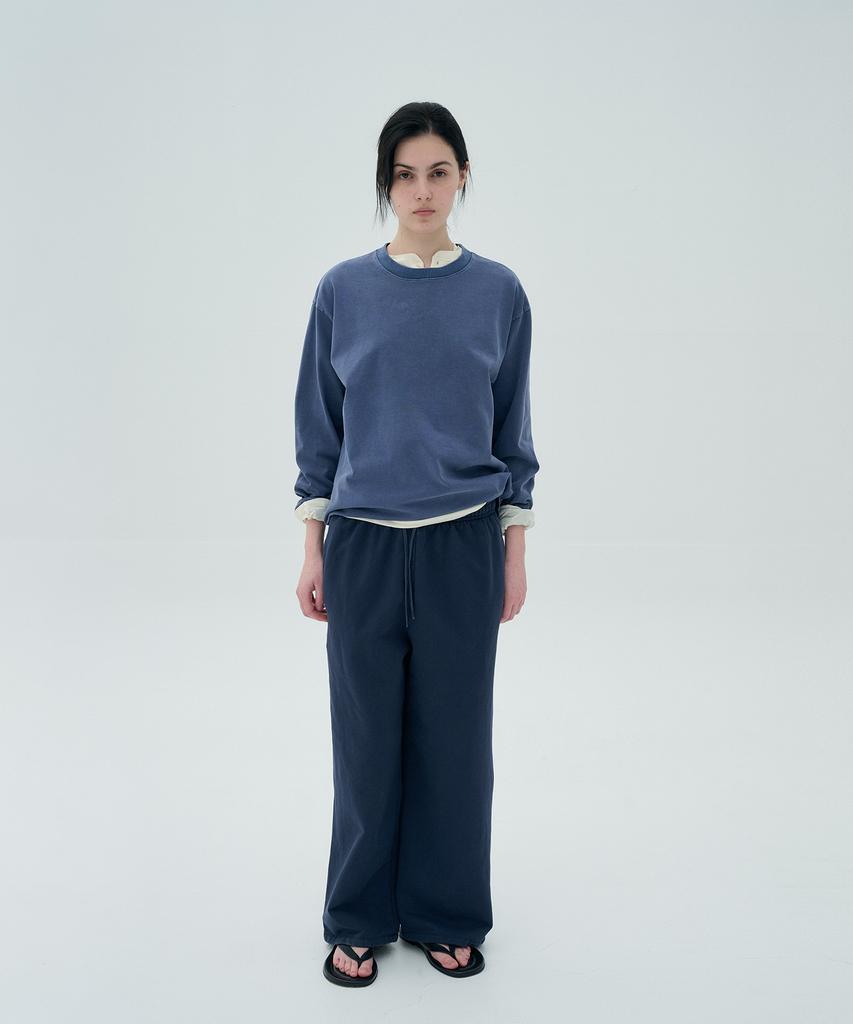 Jeonggamseutyudio Pigment Dyed Round Neck Long Sleeve_4 Color