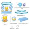 Oktoberfest Balloon Decoration Set Oktoberfest Party Bavaria Decoration Banner Balloons Hanging Decorations for Bavarian Beer Festival
