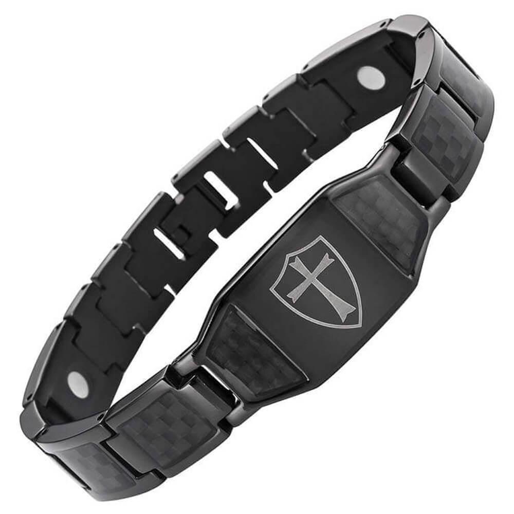 Herren 4-in-1 Magnetisches Titan- & Edelstahl Germanium Energiearmband