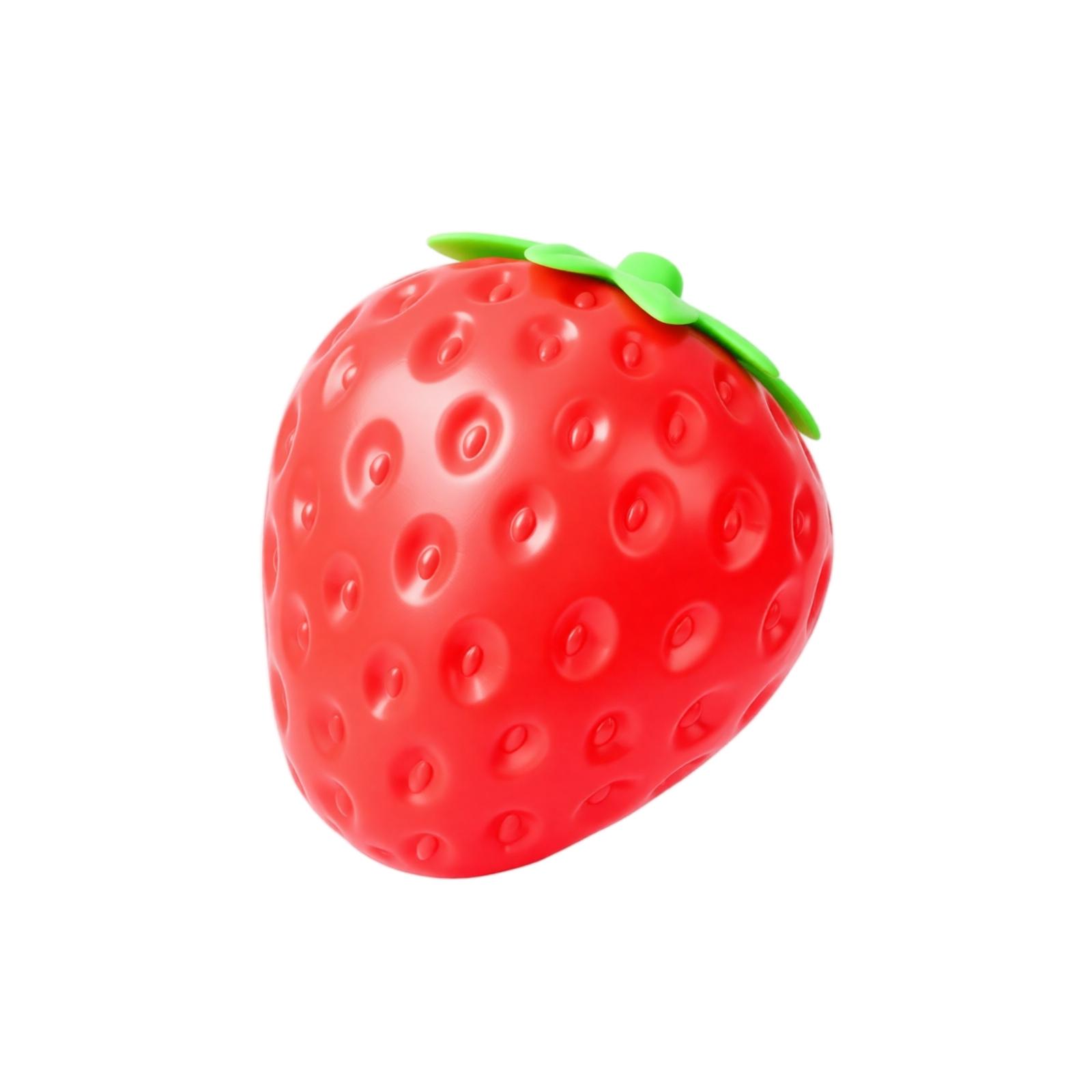 1 Pack Faux Strawberry Stress Toy - Decompression One Size