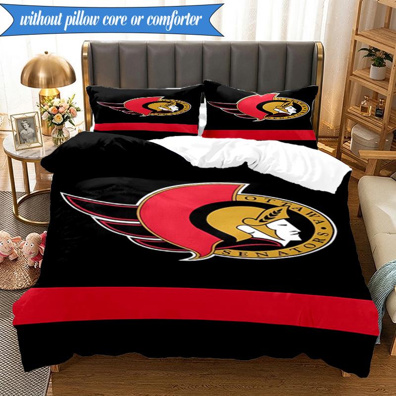 3PCS Senators Heritage Bedding Set,Including 1pc Duvet Cover And 2pcs Pillowcases Perfect for Bedroom, Dormitory, Fan Christmas gift