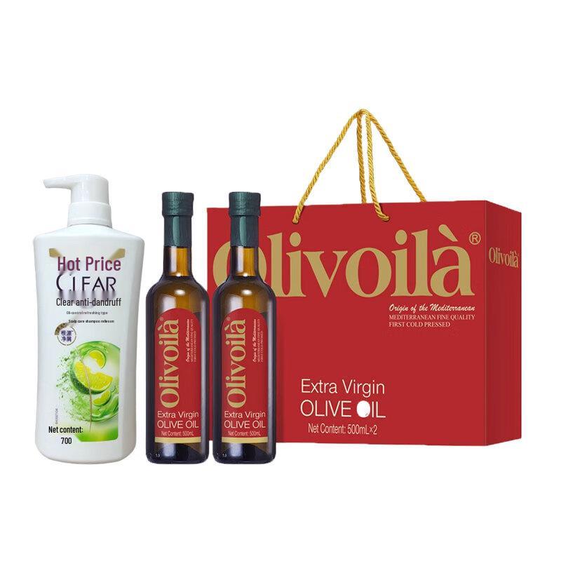 

Набор: Шампунь для очищения кожи головы и Оливковое масло Extra Virgin