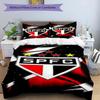 Spfc Team Crest Design Printed Pattern Duvet Cover Set – Includes 1 Duvet Cover and 2 Matching Pillowcases Bedroom Decor Christmas Gifts