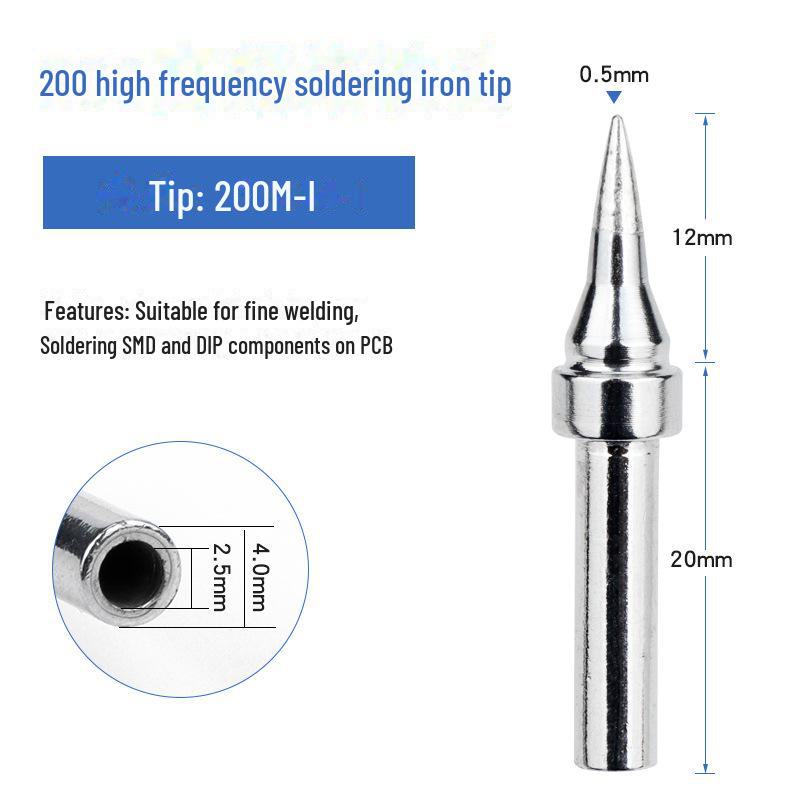 High-Frequency 203H 90W Soldering Iron Tip, Industrial 200-K Drag Soldering Knife Tip