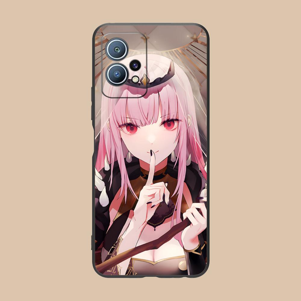 Holo Mori Calliope Matte TPU Mobile Phone Case for Huawei P60 P50 P40 P30 P20 P10 P9 P8 Pro Lite Plus Colorful Printing Cover