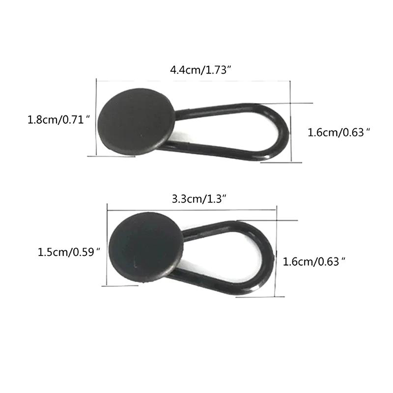 5Pcs 15Mm/18Mm Pants Extender Buttons Flexible Waist Extenders For Black Jeans Pants Pregnancy Trousers Lengthen Rubber Button