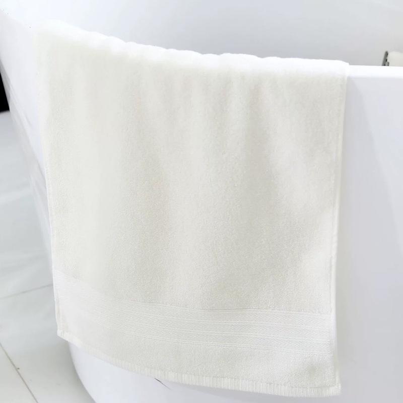 > Mjukt absorberande handduk i 32-trådig ren bomull för hemmet och daglig ansiktstvätt