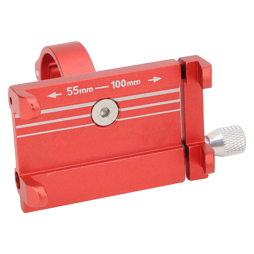 Phone Mount High Hardness Light Corrosion Resistance Firmly Install for for 31.8mm 25.4mm 22.2mm HandlebarsRed