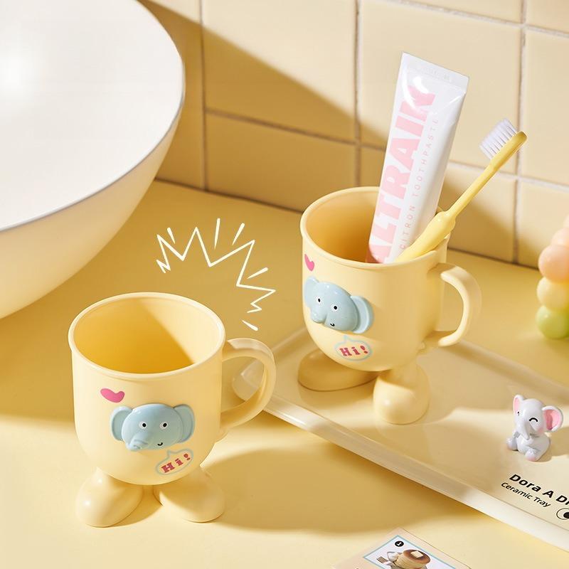 Children's Toothbrush Cup Cute Cartoon Washing Cup High Value Girl Mouthwash Cup High Value Tooth Cup
