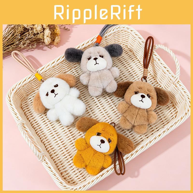 Plush Cartoon Apology Dog Keychain For Gift And Backpack Decor