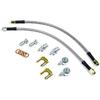 Universal Brake Hose Kit, 14-inch Stainless Steel, DOT Approved with Fittings for Rear Caliper Applications