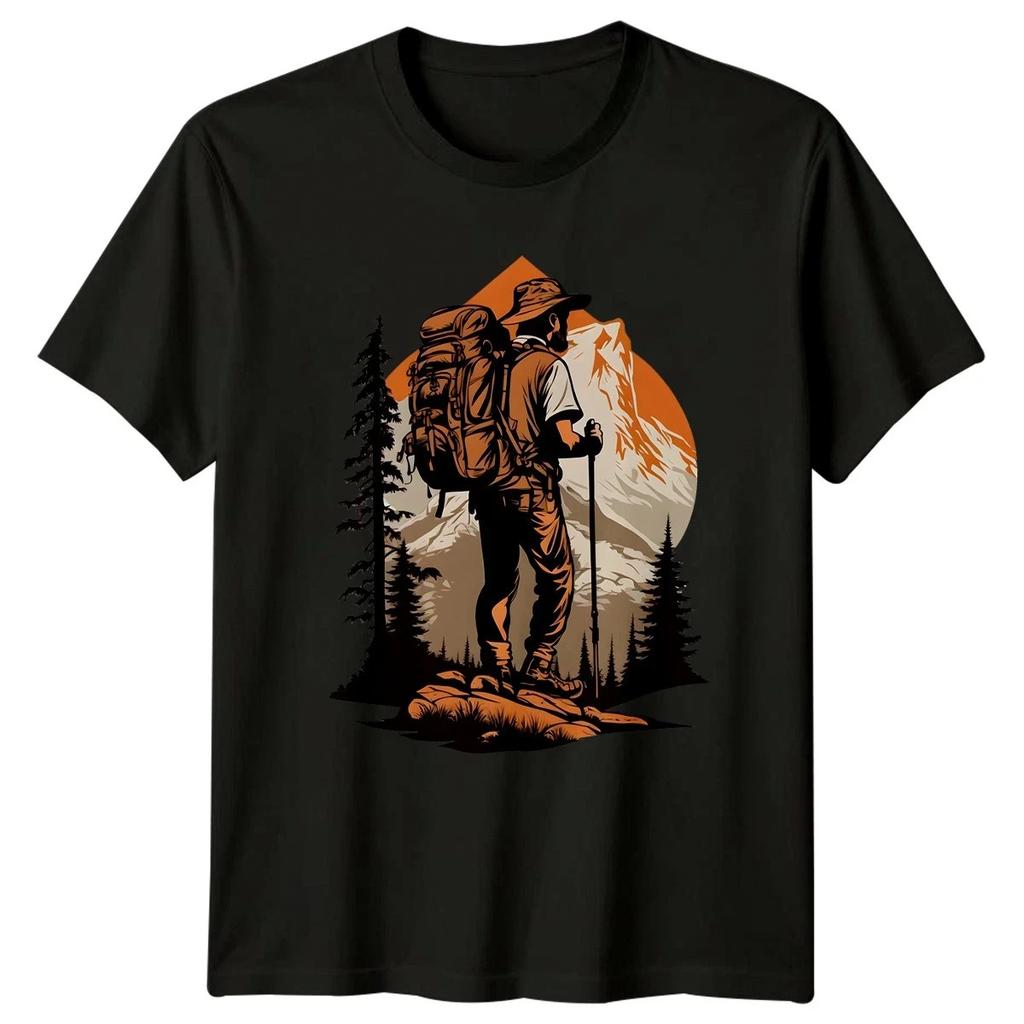 Adventure Awaits Explore T-Shirt Hiking Outdoors Unisex Tee