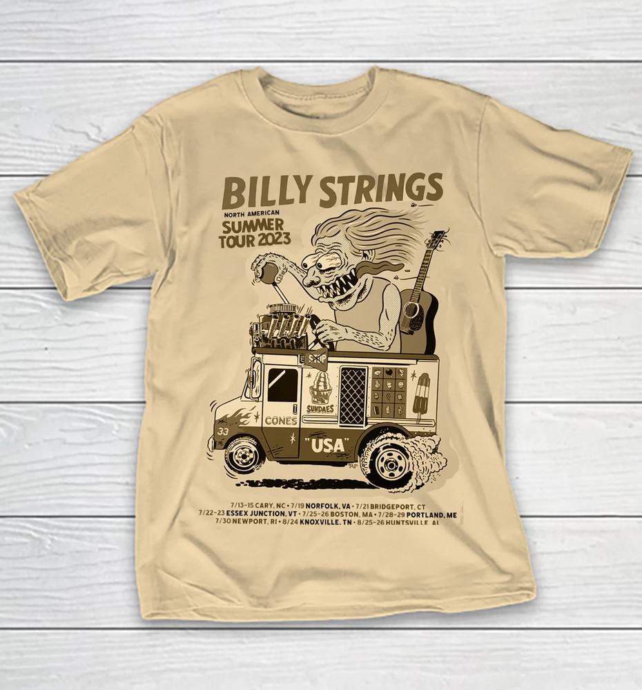 Billy Strings 2023 Tour Summer T Shirt  Unisex T-Shirt L