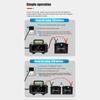 FOXSUR Fully Automatic Battery Chargers 12V10A 24V5A Automotive Battery Maintainer Trickle