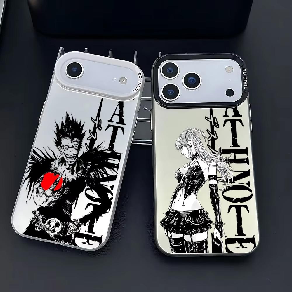 Anime Death Note Phone Case For iPhone 17 Air 16 E 15 14 13 12 11 Pro Max Plus Mini SE2020 2022 Anti Fall Matte Back Cover