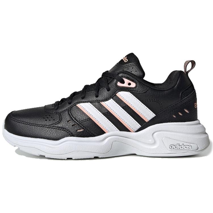 (WMNS) adidas neo Strutter Black White Pink Women s FV0427 EU 36