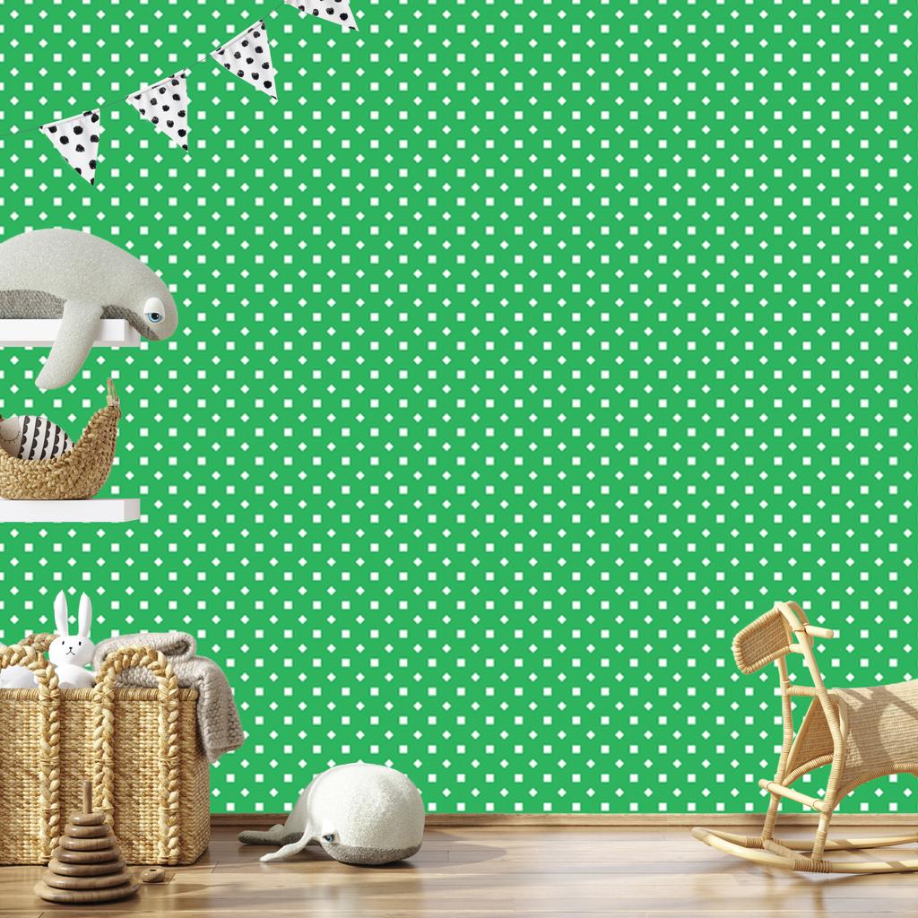 Wallpaper Dots Green, Top Green for Living Room and Bedroom 50x1000
