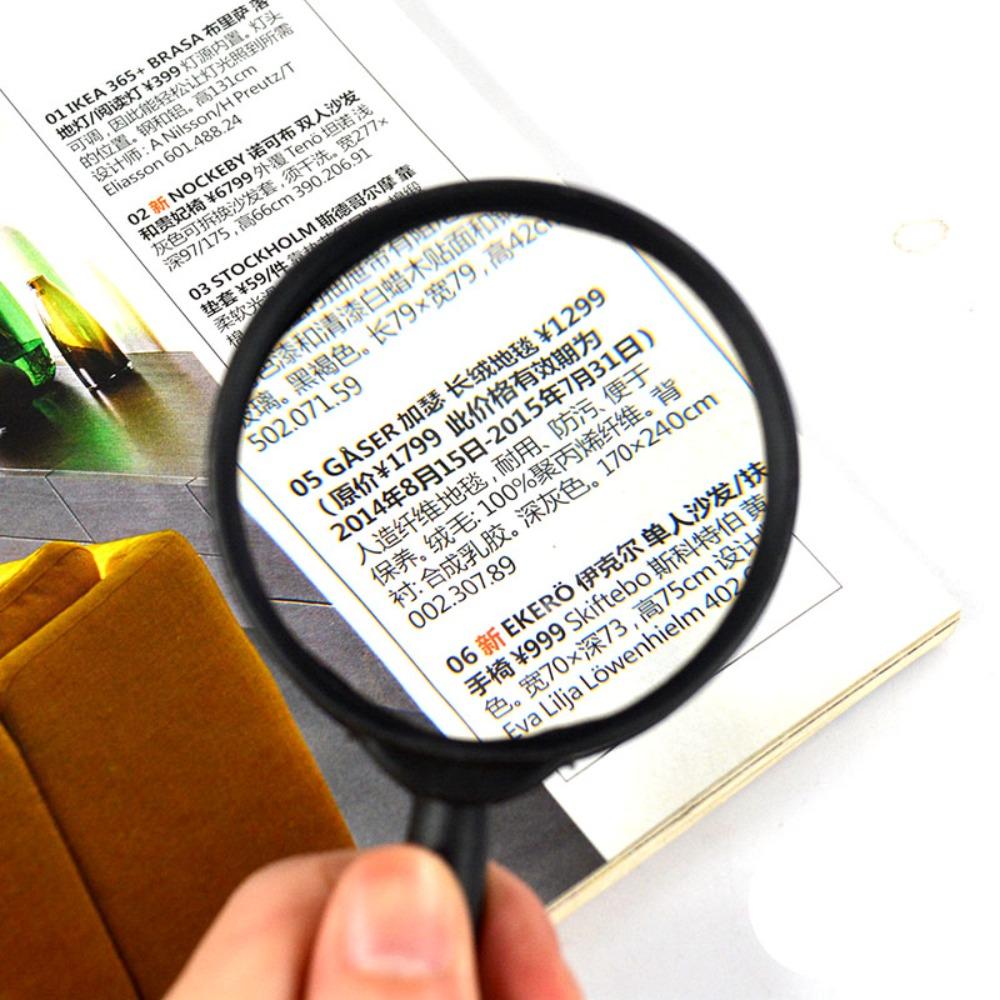 Educational Exquisite Magnifying Loupe For Reading Books Newspaper Magnifier Reading Glass Lens