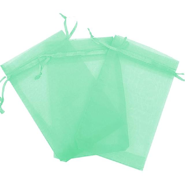 150 Pcs Gold 2x3 Sheer Drawstring Organza Jewelry Pouches Wedding Party Favor Gift Bags Candy Bags