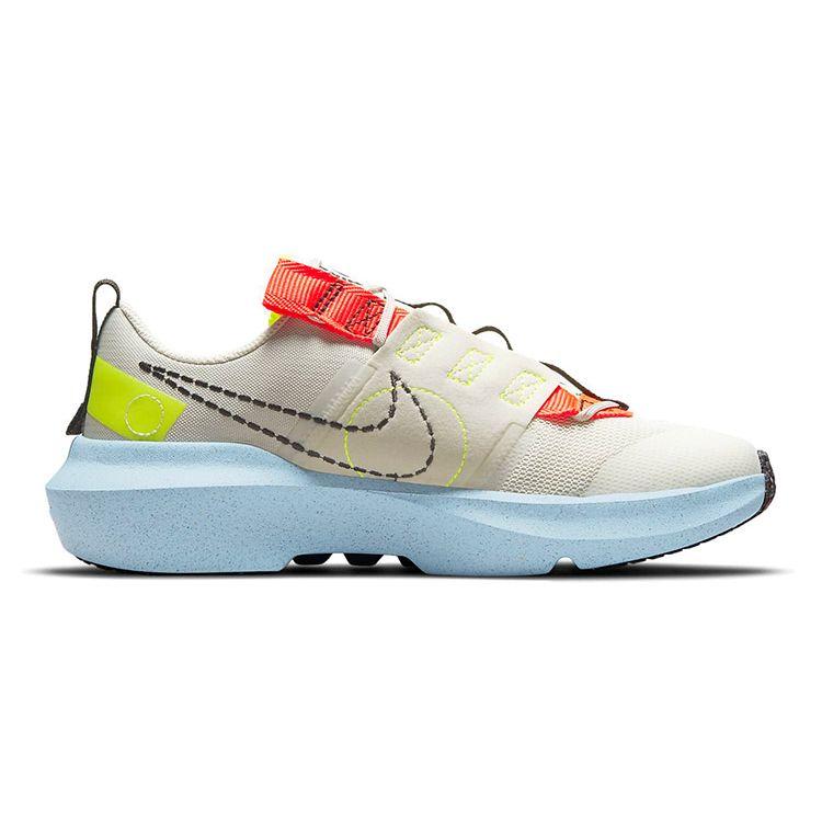 Nike Crater Impact GS Light Bone Stone Volt Black Big Kids Shoes DB3551-010