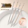 Stainless Steel Blackhead & Pimple Extractor Needle Tool with Press Ring