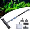 5 in 1 Aquarium Fish Tank Brush Long Handle Cleaning Tool Kit Brush Glass Eraser Cleaning
