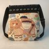 Ethnic Elephant & Butterfly Embroidered Crossbody Bag - Women's Cultural Canvas Shoulder Accessory