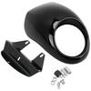 Motorcycle 5 3/4" Headlight Fairing Retro Front Light Mask Cowl For Harley Dyna Street Bob Sportster XL 883 1200 1986-Up Parts