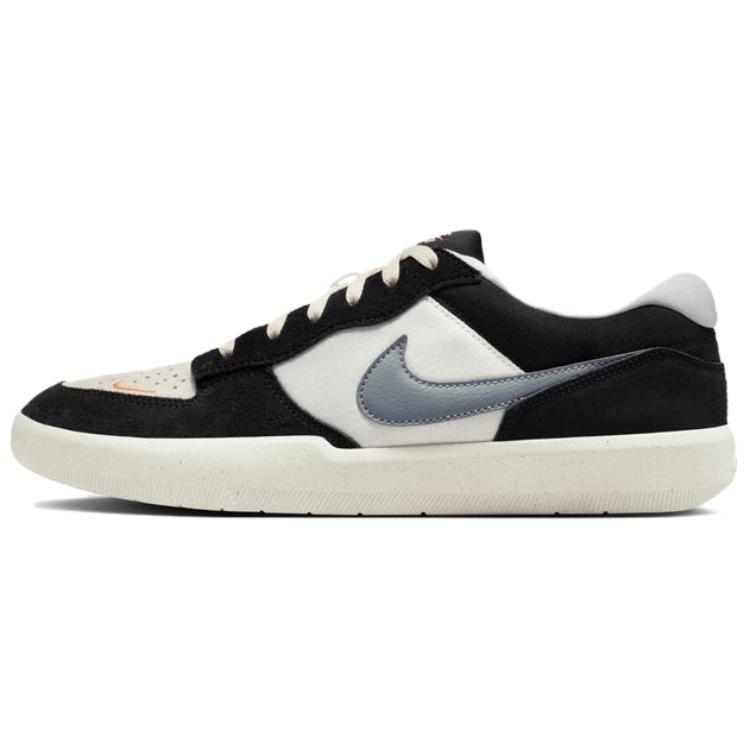 Nike SB Force 58 Comfortable Versatile Skate Shoes Men sneaker Black White Gray DV5477-012 37.5
