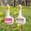Porch Goose Hanging Sign Weather-proof Outdoor Garden Patio Yard Goose Statue Halloween Christmas Welcome Decorative Plaque