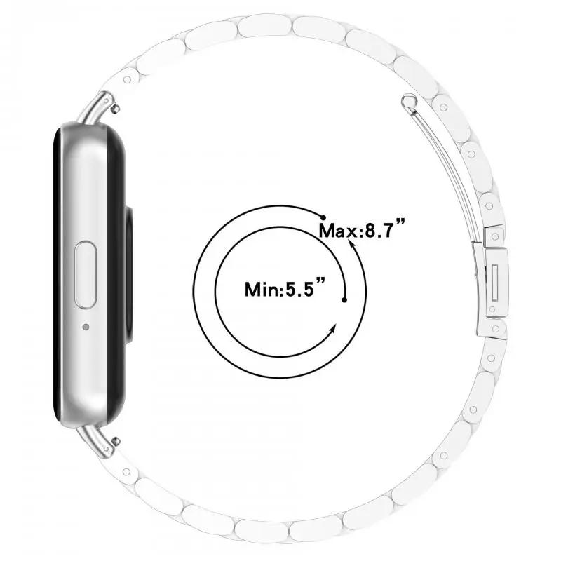 Stainless Steel Strap for Samsung Galaxy Fit 3 Metal Strap For Galaxy Fit 3 SM-R390 Correa