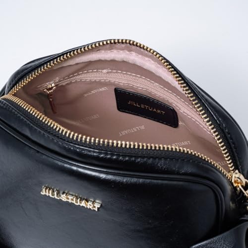 JILL STUART Pecot Shoulder Bag, Women's, Ribbon Design, Feminine, Vintage Style, JSLH5ES1, Black