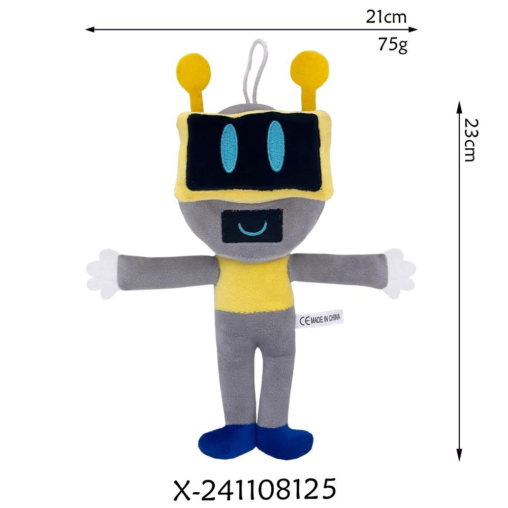 2025 Nové plyšové hračky Sprunki Měkká rytmická krabička Plyšové panenky Plněné herní zboží Plyšáci pro děti Narozeninové vánoční dárky
