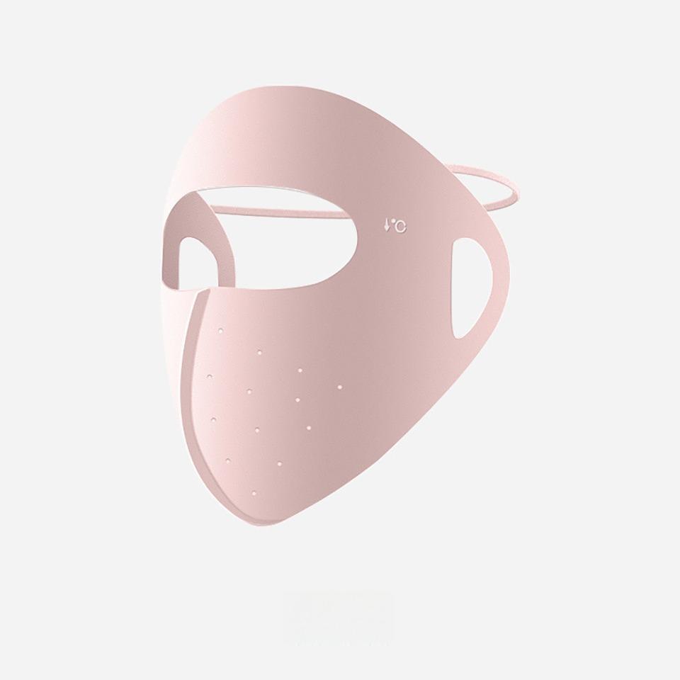 Gobygo Upf50+ New Summer Sun Mask Seamless Breathable Sunshade 3D Stereoscopic Ice Silk Mask Face Gini Outdoor Sports Cycling