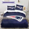 New England Patriots2 Pattern Bedding Quilt Set  Home Decoration  Gift (1 * Duvet Cover + 2 * Pillowcase  Without Core)